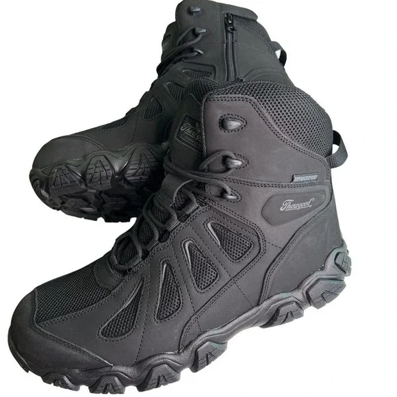 Thorogood Crosstrex Waterproof Work Boots, Black, Men's 13 M - Picture 4 of 10